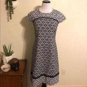 NWT Jones New York Black & White Business Dress